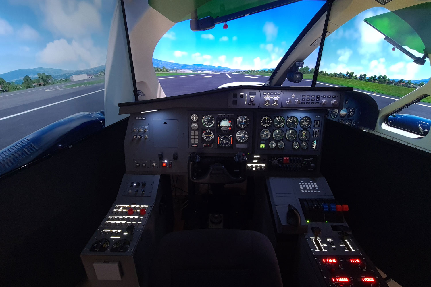 Cessna 414 Simulador de vuelo Aerosim